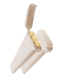 Combie bílé ochranné trojité pouzdro