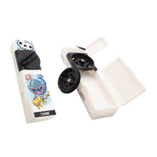 Multifunkční drtička Combie® GO™ Série Creatures I, Bílá Potvora s kočkou